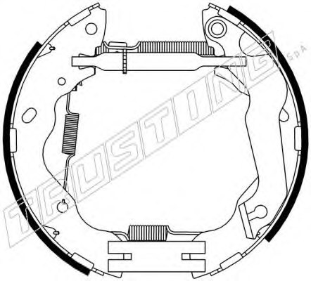 TRUSTING 6346 Brake Shoe Set